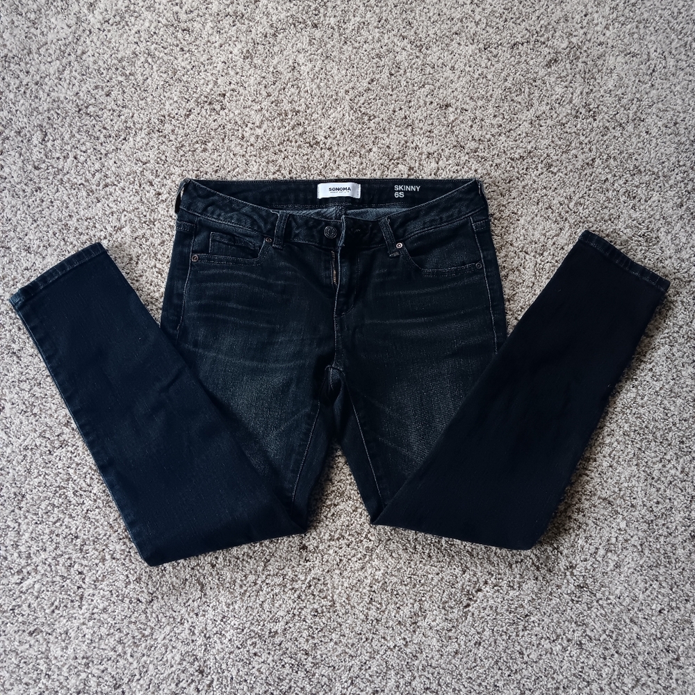 Sonoma Skinny Blue Jeans 6s